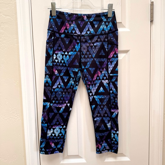 Constantly Varied Gear Stardust Leggings Cropped Tribal Galaxy Dopamine Dressing - Picture 2 of 10